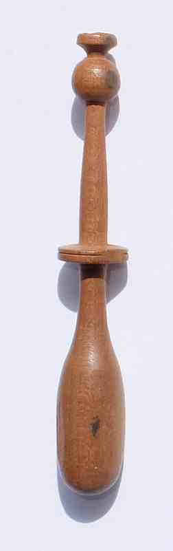 Le Puy Klppel ca 10,7 cm lang dunkles Holz