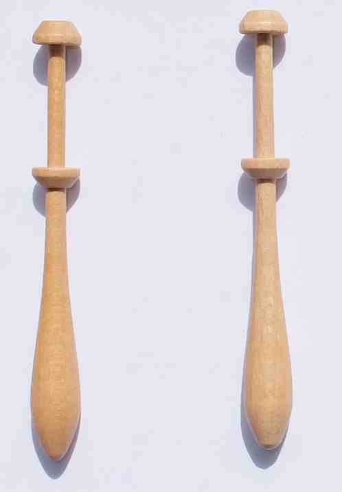Paar Dnische Klppel ca 10,3 cm lang