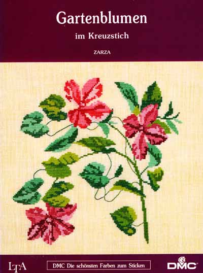 Gartenblumen in Kreuzstich - ZARZA