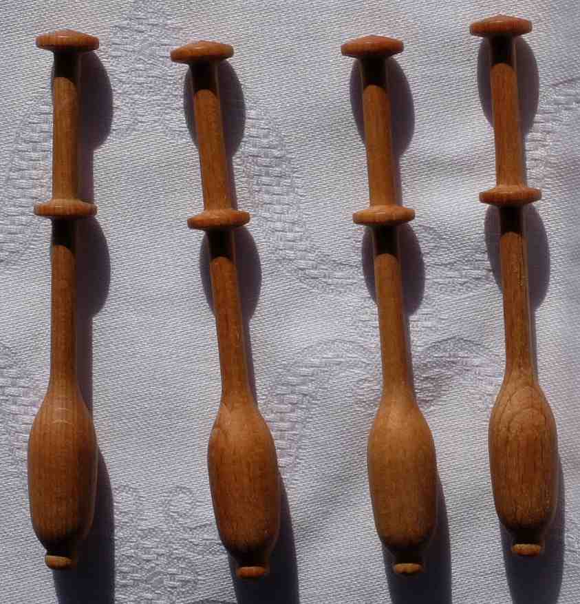 Brgger Klppel ca 10,5 cm lang helles Holz
