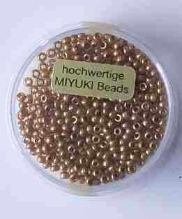 MIYUKI Perlen 2,2 mm 5 Gramm metallic dorado