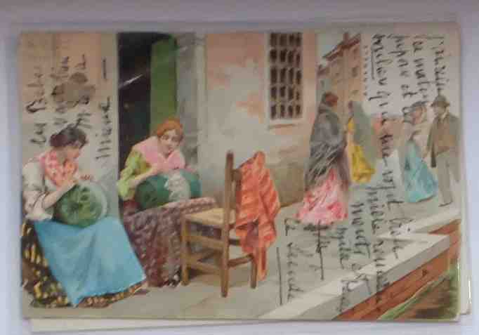 Postkarte De Paoli & Fiecci - Editori Venezia (alt und farbig)