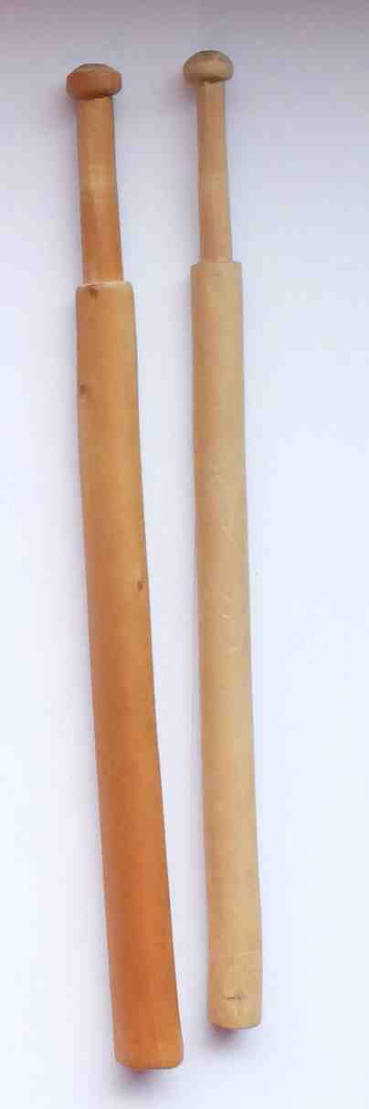 Paar Rollenklppel aus Italien ca 17 cm lang