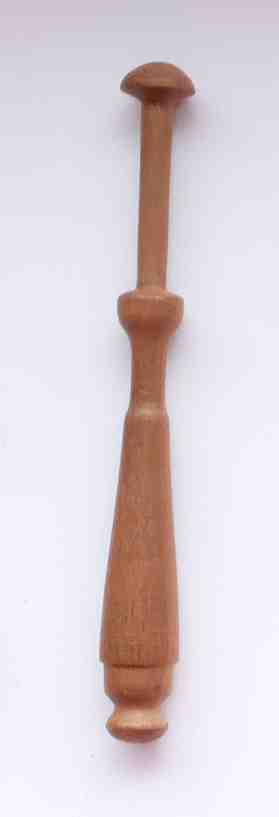 Klppel ca 10,9 cm lang braunes Holz