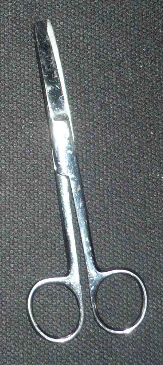 Schere Metall ca 14,3 cm lang