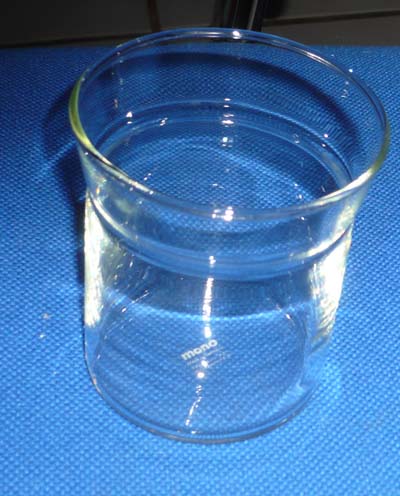 Teelichtglas "mono" ca 9,2 cm hoch