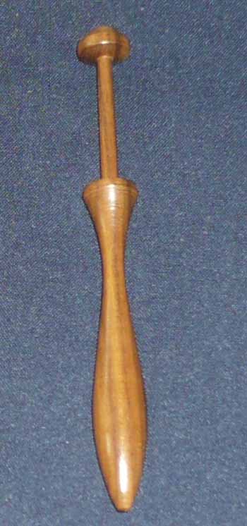 Dnischer Klppel ca 10,2 cm dunkles Holz