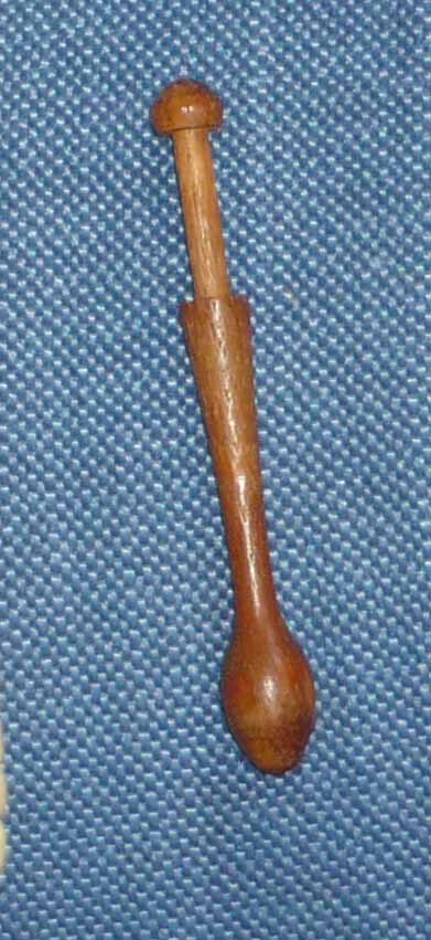 Klppel ca 10,5 cm dunkles Holz