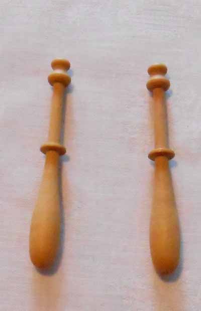 Paar Le Puy Klppel ca 10,5 cm lang