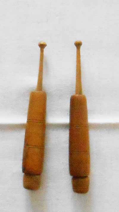 Paar Hlsenklppel ca 11,5 cm