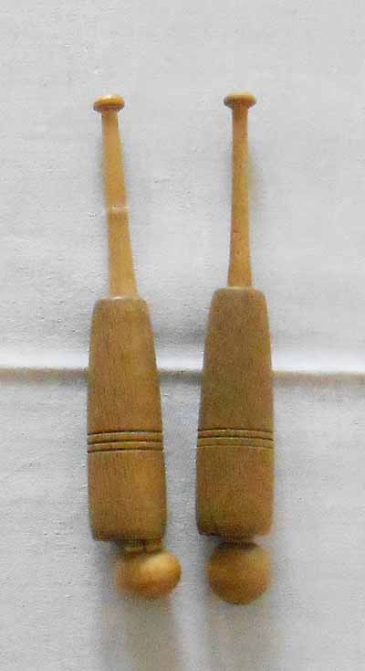 Paar Hlsenklppel ca 13,6 cm