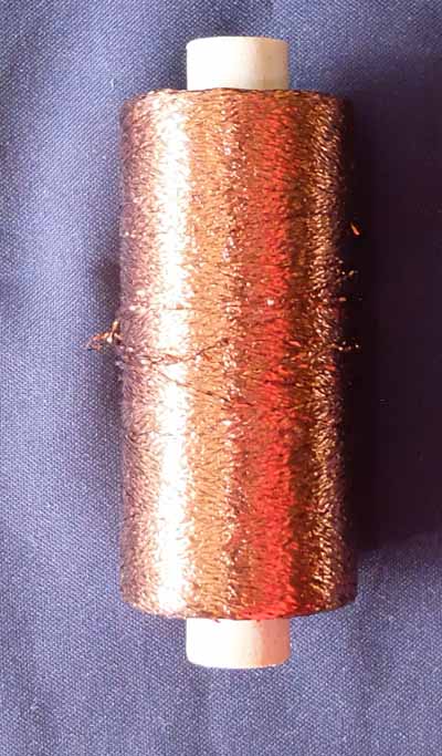 Metallic Yarn Mami-Rex kupferfarben Qualitat 412