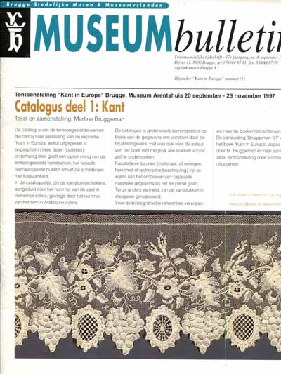 Museum bulletin 1997 Catalogus deel 1: Kant