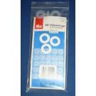 Hkelringe aus Plastik 96 Stck 26 mm