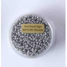MIYUKI Perlen 2,2 mm 12 Gramm pearl grey