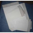 Briefpapier mit Spitzenmuster grau