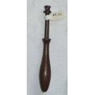 franzsischer Klppel 9,6 cm dunkles Holz