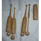 Hlsenklppel ca 12,5 cm helles Holz