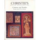 Christies`s Ausstellungskatalog " Costume and Textiles"