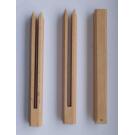 Set 3 Klppelhalter aus Holz ca 15,9 cm lang