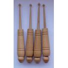 Set 4 Hlsenklppel ca 13,5 cm lang