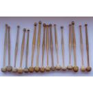 Set 16 Holzstbe unterschiedliche Lngen