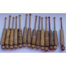 Set 14 ltere Hlsenklppel ca. 11,5 cm lang