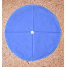 Rundes Abdecktuch blau ca 58 cm Durchmesser