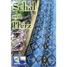 Klöppelbrief Schal mit Herz von Karla Bräuer