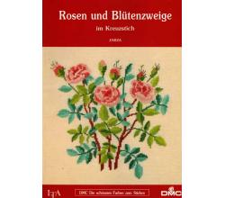 Rosen und Bltenzweige in Kreuzstich - ZARZA