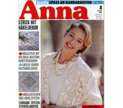 Anna 1991 August Lehrgang: Spitzen-Stickfllmuster