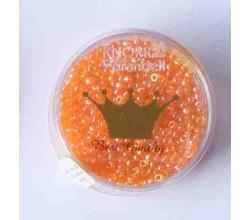 Rocailles 2 mm 15 gramm orange irisierend - Knorr pradell