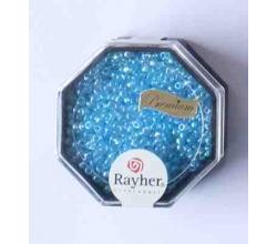 Rocailles 2,2 mm 8 gramm Transparent Rainbow- Rayher