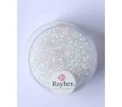 Rocailles 2 mm 17 gramm Transparent gelstert- Rayher