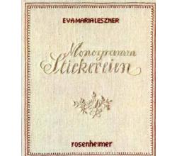 Monogramm Stickereien von Eva Maria Leszner - Rosenheimer
