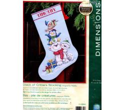 Pattern Stack of Critters Stocking