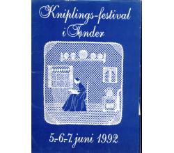 Kniplings-festival i Tonder 05.-06.-07. juni 1992