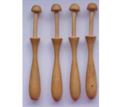 Dnische Klppel ca 10,9 cm helles Holz