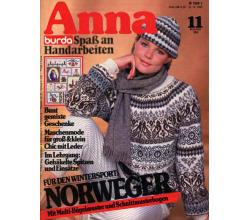 Anna 1983 November Lehrgang: gehkelte Spitzen