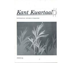 Kant Kwartaal Jaargang 3 Nr. 1