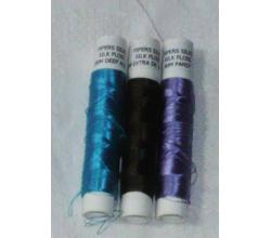 Pipers Silk Silkfloss 3 colours incomplete