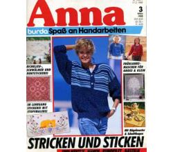 Anna 1988 Mrz Lehrgang: Stickerei mit Stoffmalerei