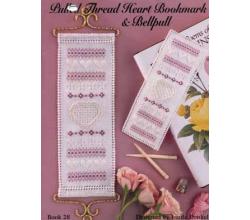Pulled Thread Heart Bookmark & Bellpull von Linda Driskell