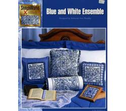 Blue and White Ensemble von Deborah Ann Murphy