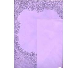 notepaper purple