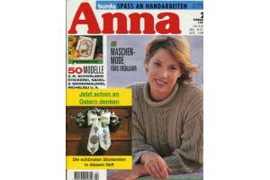 Anna 1995 Februar Lehrgang: Kreuzstich mit vielen Variationen