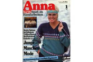Anna 1982 Januar Lehrgang: Strick-Spitzen