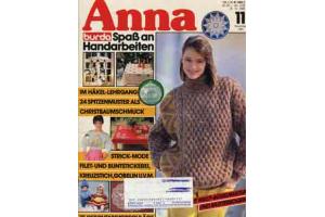 Anna 1985 November Lehrgang: Hkeln 24 Spitzenmuster als Christb
