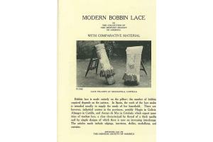 Modern Bobbin Lace in Collection of the Hispanic Society of Amer