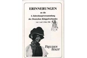 Erinnerungsband \"Freudenstadt\" 1986 Deutscher Klppelverband